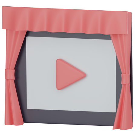 Movie Launch  3D Icon