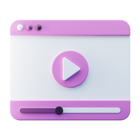 Movie Player  3D Icon