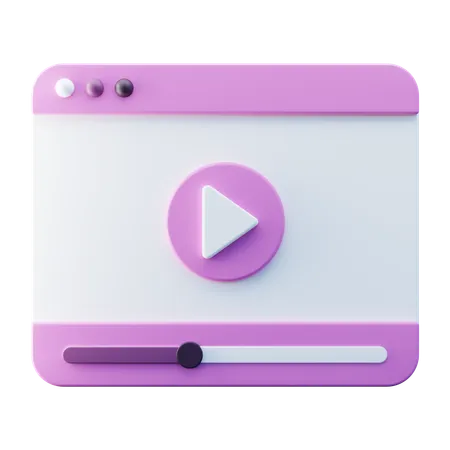 Movie Player  3D Icon