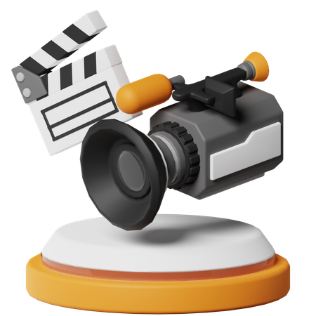 Movie Production  3D Icon