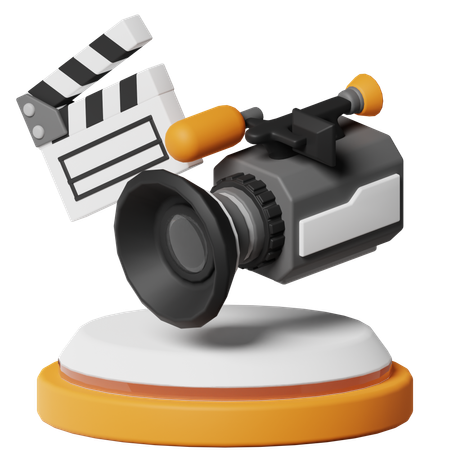 Movie Production  3D Icon