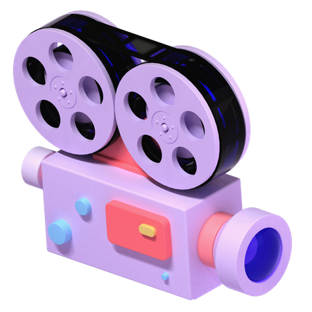 Movie Projector  3D Icon