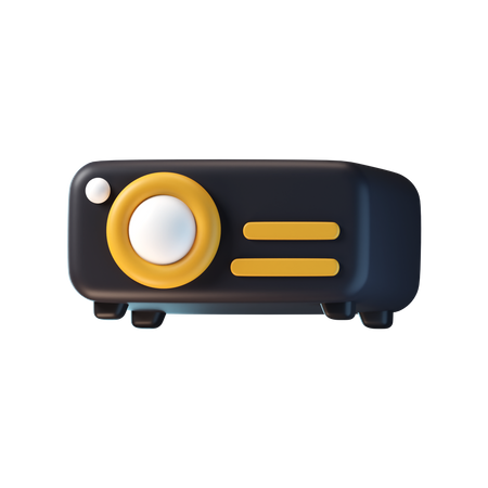 Movie Projector  3D Icon