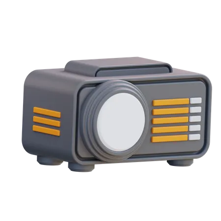 Movie Projector  3D Icon