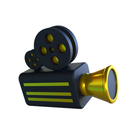 Movie Projector  3D Icon