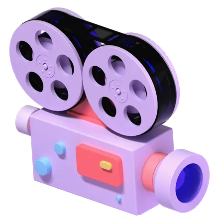 Movie Projector  3D Icon