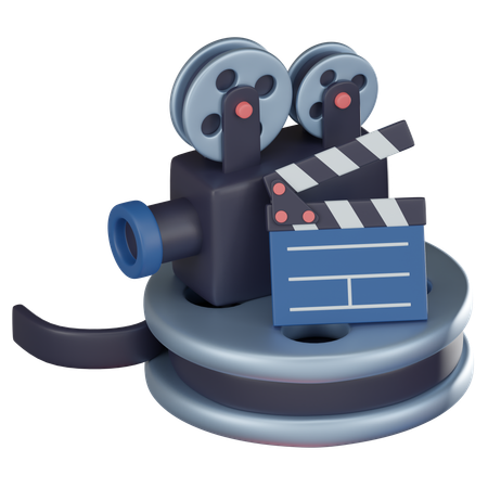 Movie Projector  3D Icon