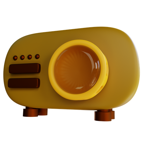 Movie Projector  3D Icon