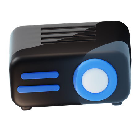 Movie Projector  3D Icon