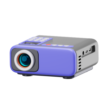 Movie Projector  3D Icon