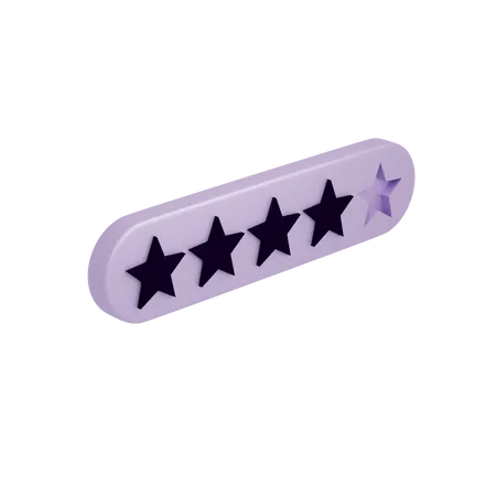 Movie Rating  3D Icon