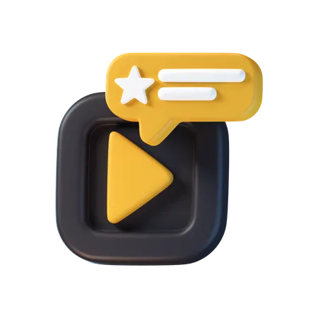 Movie Rating  3D Icon