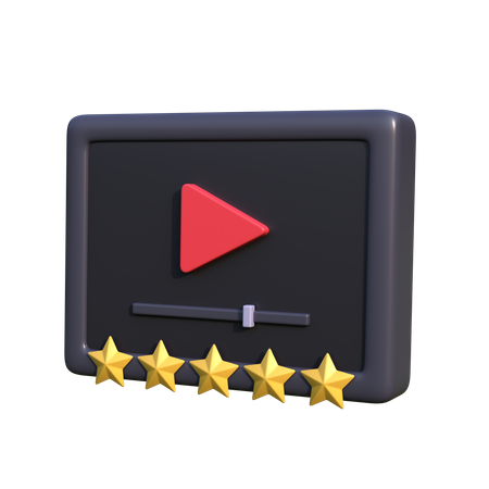 Movie Rating 3D Icon