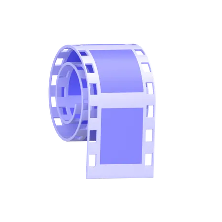 Movie Reel  3D Icon