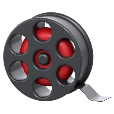 Movie Reel  3D Icon