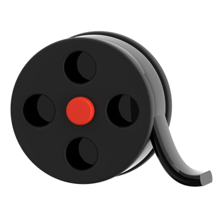 Movie Reel  3D Icon