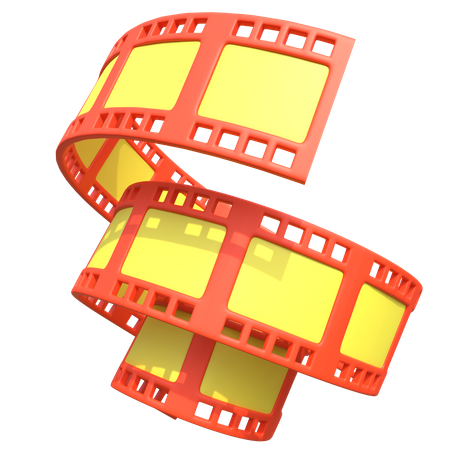 Movie Reel  3D Icon