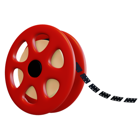 Movie Reel  3D Illustration