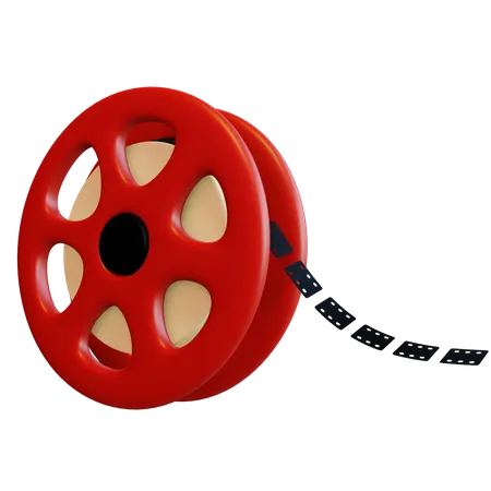 Movie Reel  3D Illustration