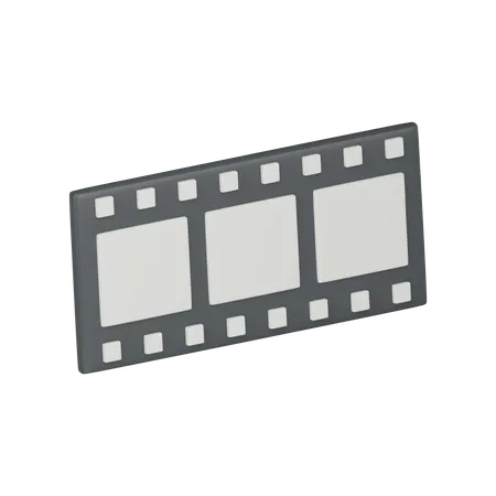 Movie Reel  3D Icon