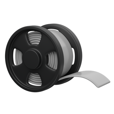 Movie Roll  3D Icon