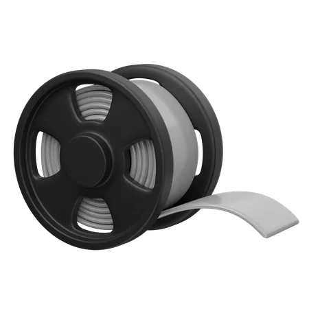 Movie Roll  3D Icon