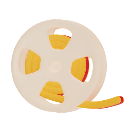 Movie Roll  3D Icon