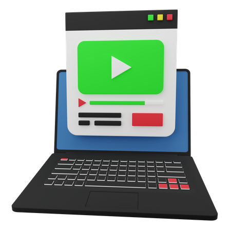 Movie Website  3D Icon
