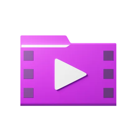 Movies Folder  3D Icon