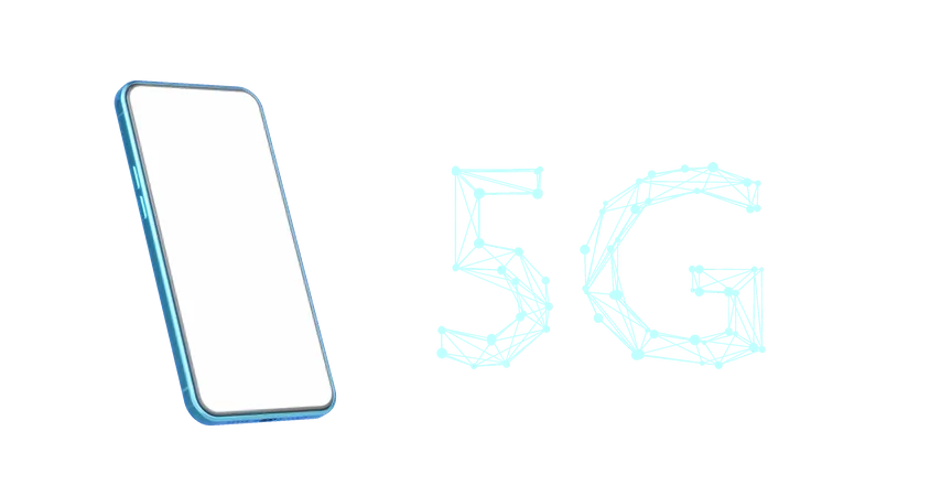 Móvil 5G  3D Icon