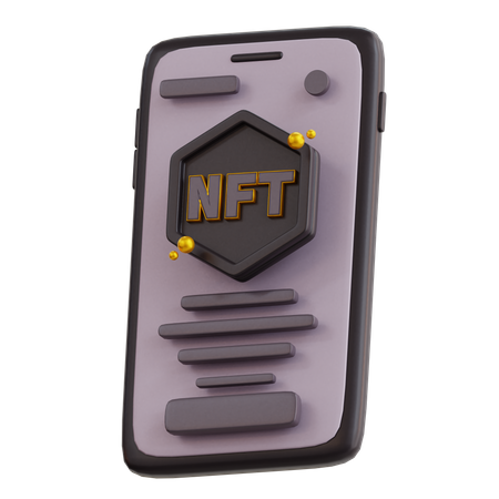 Nft móvil  3D Icon