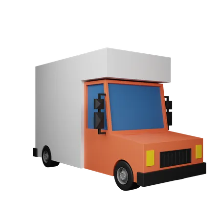Moving Car  3D Icon