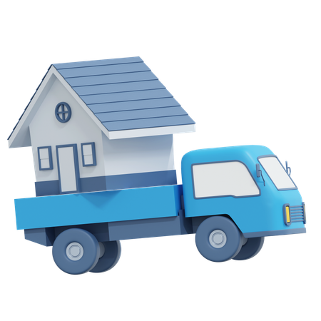 Moving House  3D Icon