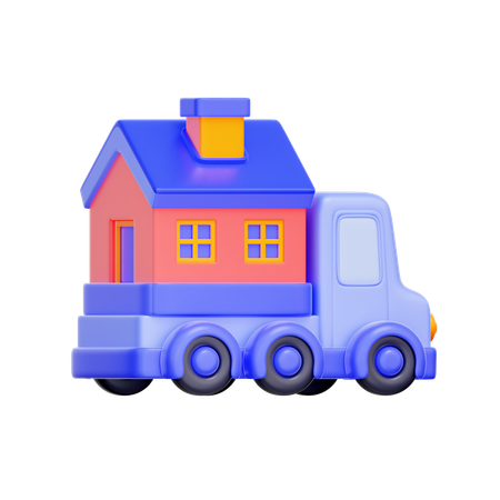 Moving House  3D Icon