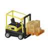 Moving package by Forklift