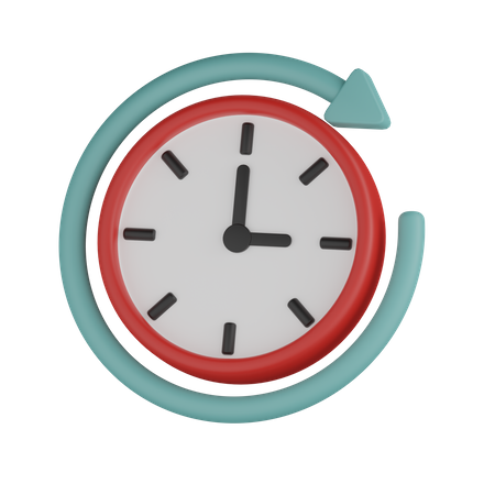 Moving Timer Indicator  3D Icon