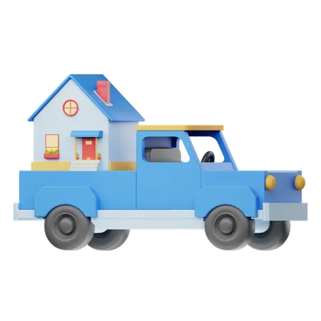 Moving Truck  3D Icon
