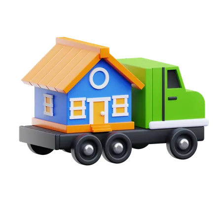 Moving Truck  3D Icon