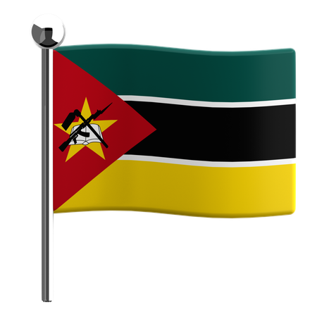 Mozambique  3D Icon