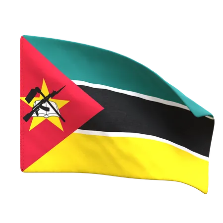 Mozambique Flag  3D Icon