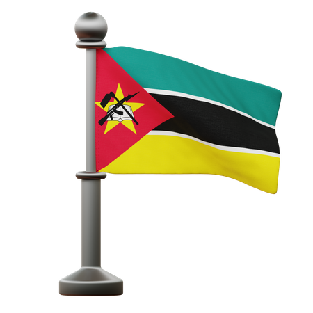 Mozambique Flag  3D Icon