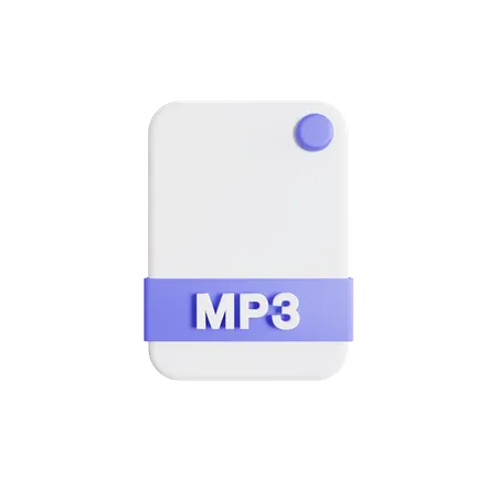 Archivo mp3  3D Icon