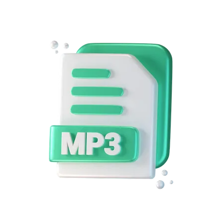 Archivo mp3  3D Icon