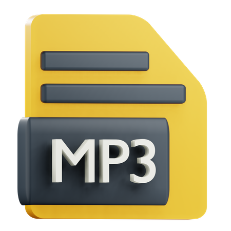 Archivo mp3  3D Icon