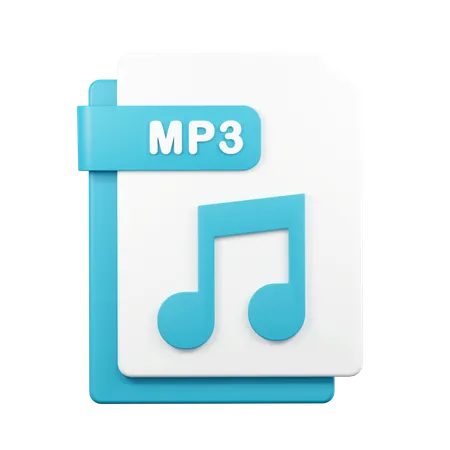 Arquivo mp3  3D Icon