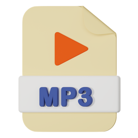 Arquivo mp3  3D Icon