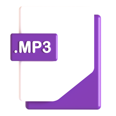 Mp 3 Extension  3D Icon