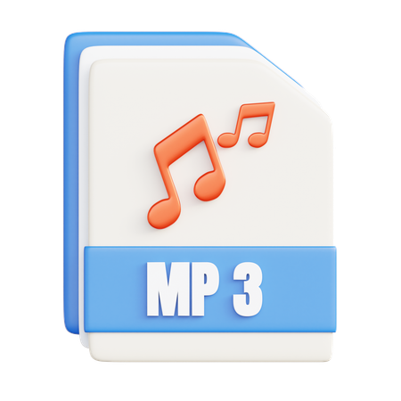 Fichier mp3  3D Icon