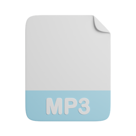 Fichier mp3  3D Icon