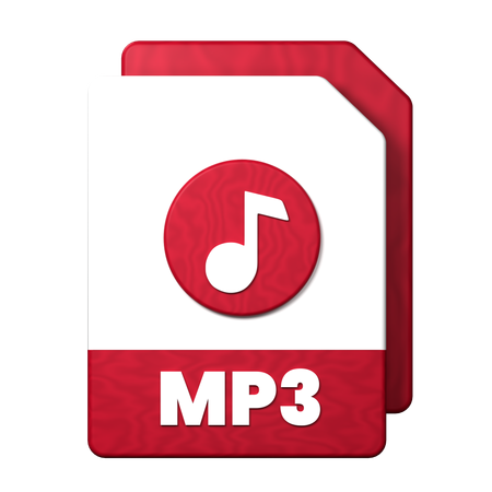 Mp 3 File  3D Icon